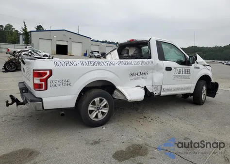 2018 Ford F150 из США, поврежденный, VIN 1FTMF1CB5JKC73279